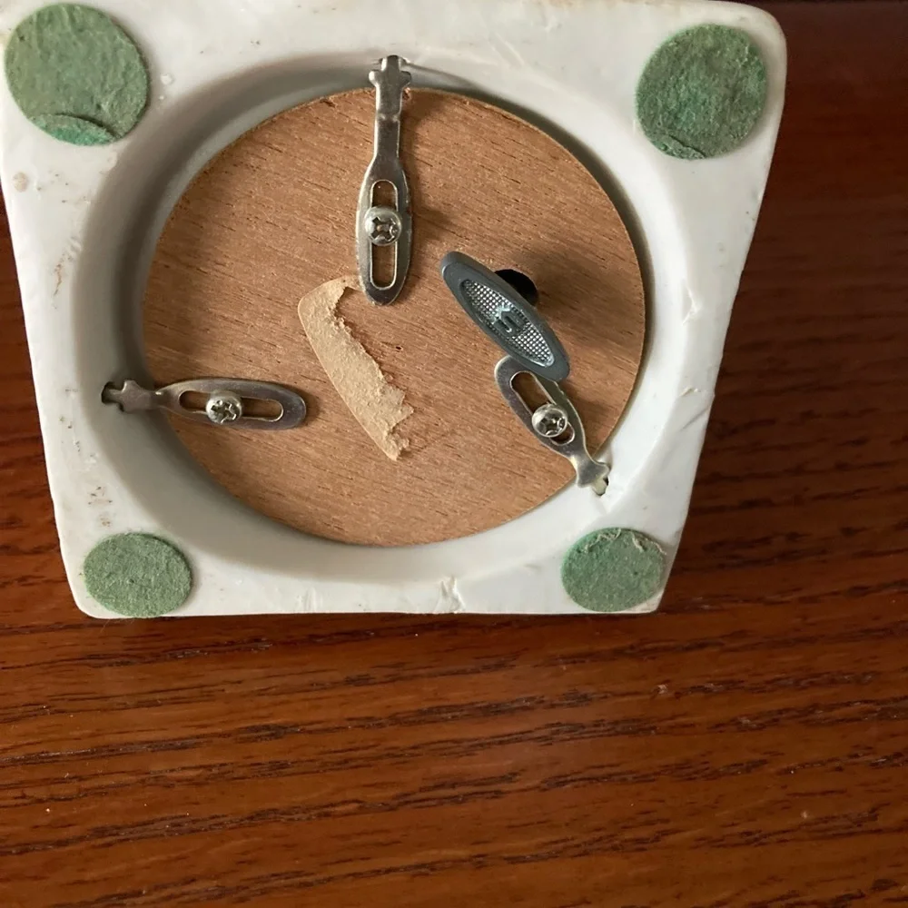 Vintage Gorham owl music box plays